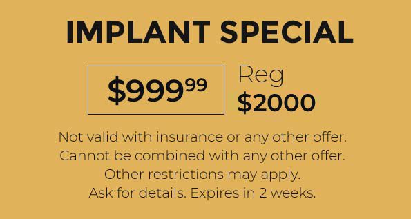 implant special offer